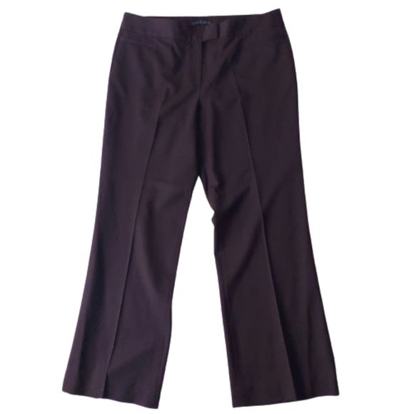 Lafayette 148 Wool Blend Brown Dress Pants Women's Sz 14 - Picture 2 of 14